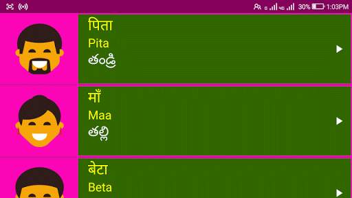 Learn Hindi from Telugu screenshot 14