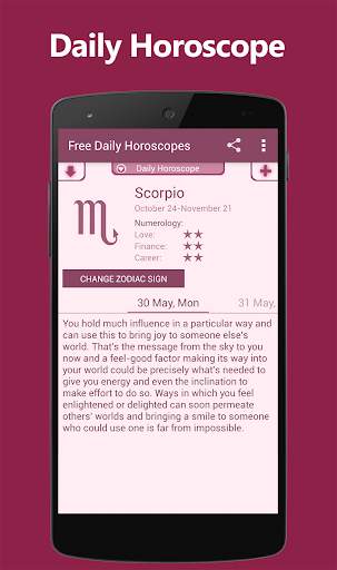 Free Daily Horoscopes screenshot 1