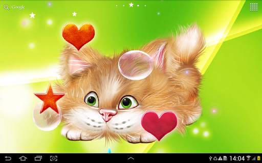Funny Cat Live Wallpaper 5 تصوير الشاشة