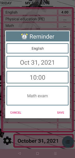 My Grades - School Timetable screenshot 7