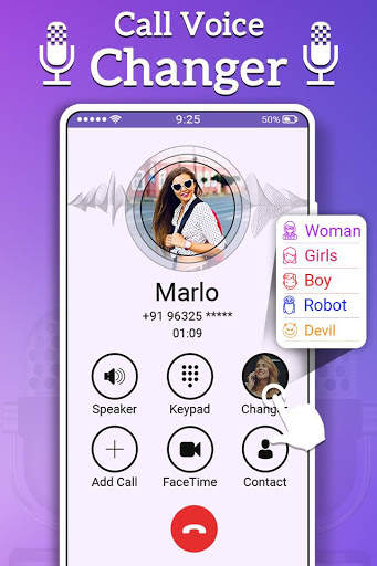 Call Voice Changer Male To Female screenshot 3