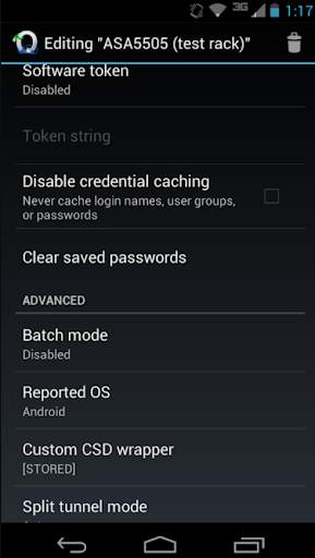 OpenConnect screenshot 3