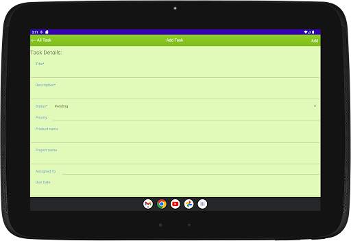 Task Manager App 17 تصوير الشاشة