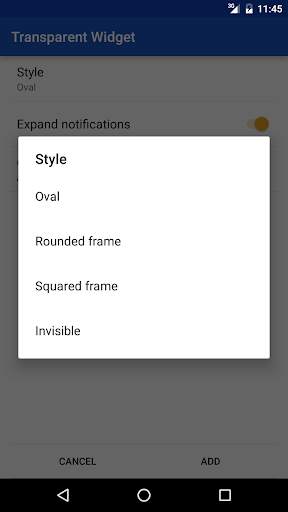 Transparent Widget screenshot 5