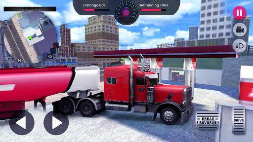 Oil Tanker Transporter Truck Driving Simulator screenshot 1