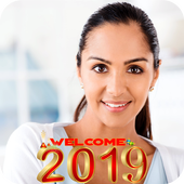 Welcome 2019 Profile Photo Maker - Happy New Year icon