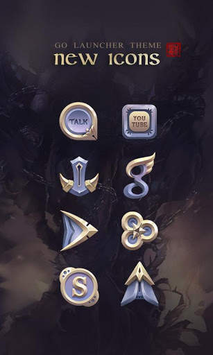 (FREE) Loong GO Launcher Theme screenshot 2