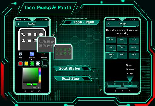 Classic launcher - App lock screenshot 8