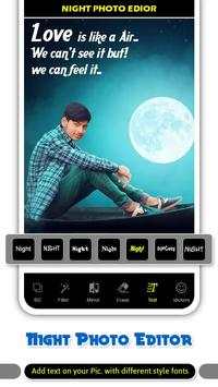 Night Photo Editor App 5 تصوير الشاشة