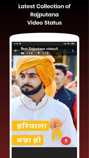 Rajputana Video Status For Whatsapp -Lyrical Video screenshot 5