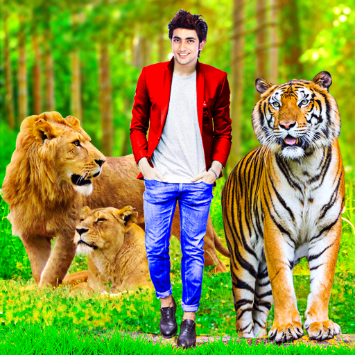 Wild animal photo editor frame иконка