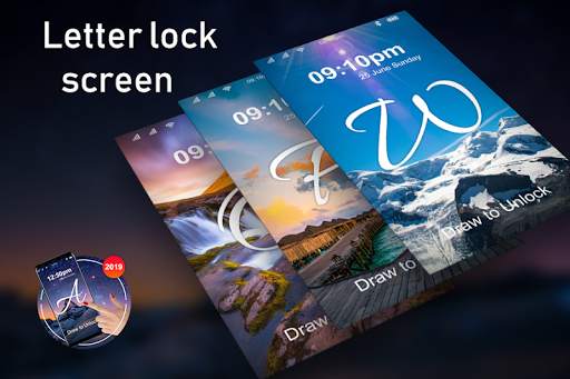 Letter Lock Screen : Gesture Lock Screen screenshot 5