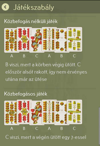 Zsirozas old - Fat card game screenshot 3