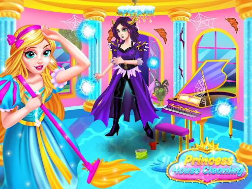 Princess Castle House Cleanup - Cleaning for Girls screenshot 1