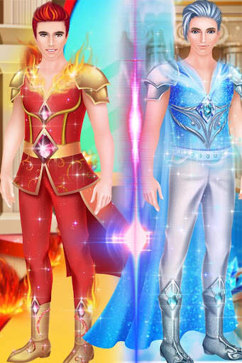 Ice VS Fire Princess Makeup скриншот 5