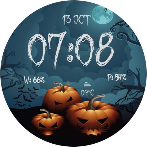 Watch Face - Halloween Spooky screenshot 26