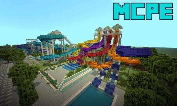 Water Park Map for Minecraft PE screenshot 1