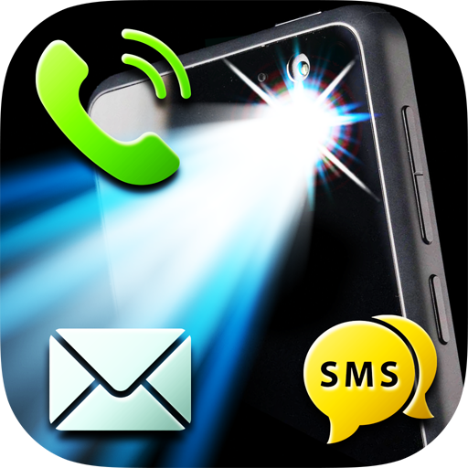 LED Flash Alerts on Call &amp; SMS icon