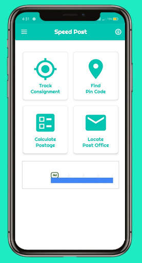 Speed Post Tracking Indian Courier Tracker App screenshot 1