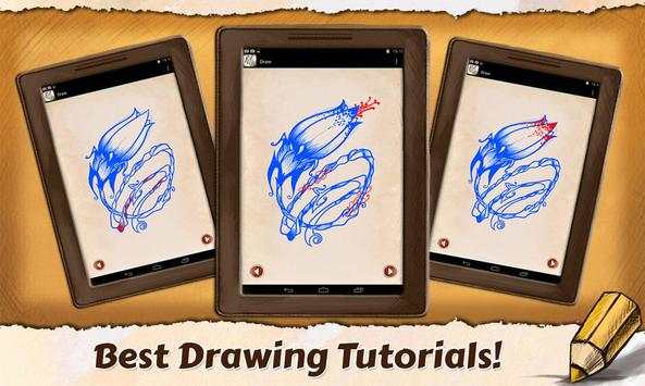 Art Draw Tattoo Flowers screenshot 9