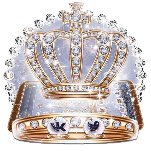 Diamond Crown Theme Launcher icon