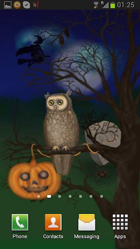 Halloween Owl Live Wallpaper screenshot 2