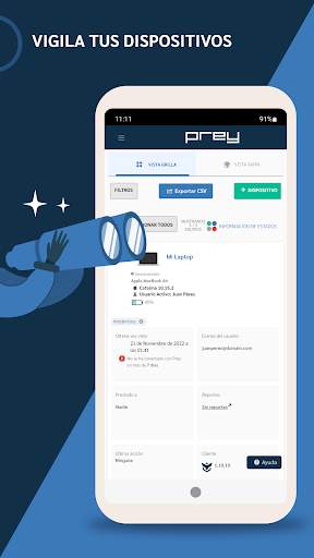 Prey: Rastreo y Seguridad screenshot 3