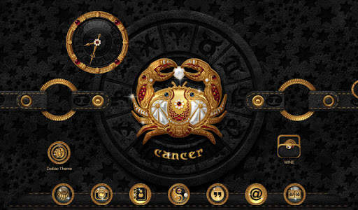 TSF NEXT ADW Nova LAUNCHER GOLD PEARL ZODIAC THEME screenshot 10