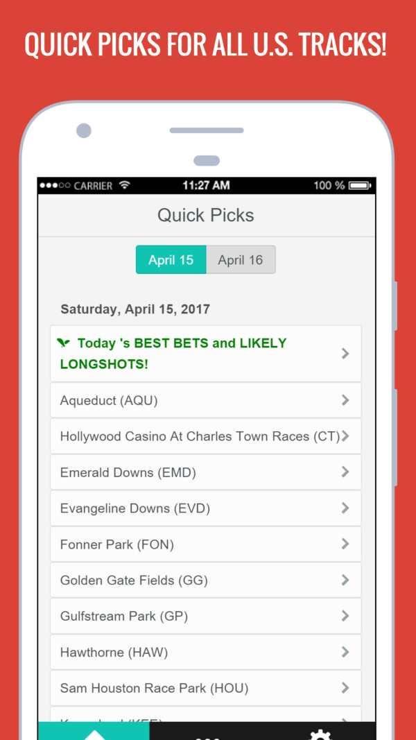 Free Horse Racing Picks & Tips - TVG NYRA Bet Help screenshot 1