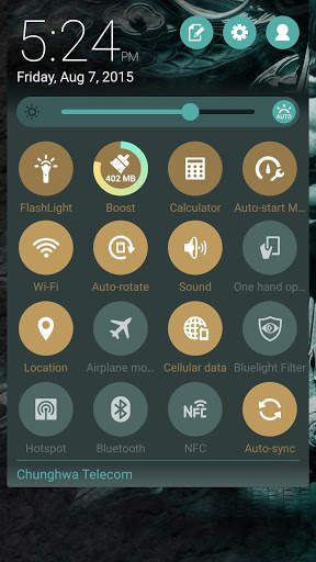 Dragon Dynasty ASUS Theme 3 تصوير الشاشة