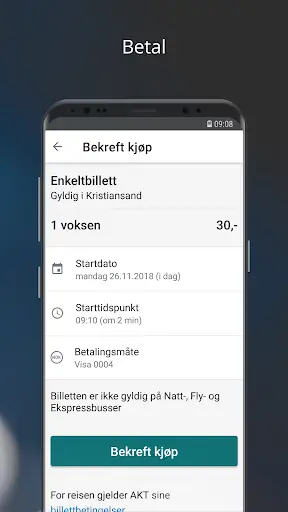 AKT Billett screenshot 3