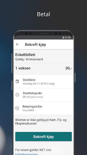 AKT Billett screenshot 3
