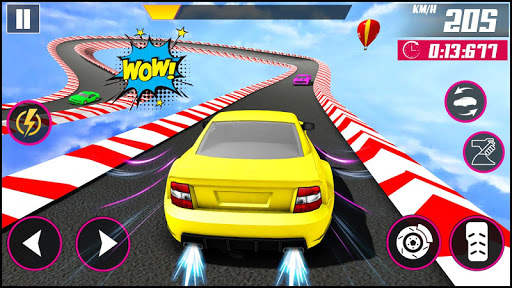 Extreme Racing Car Stunts : Impossible Sky Tracks screenshot 2