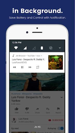 Jet Browser: Fast, and Play Videos in Background screenshot 3