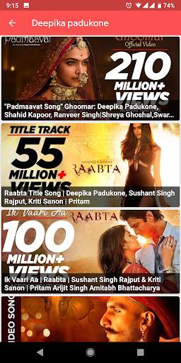 Bollywood Hindi HD Video Songs screenshot 8