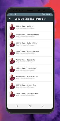 Lagu Siti Nordiana Dan Achik Offline Khai Bahar screenshot 3