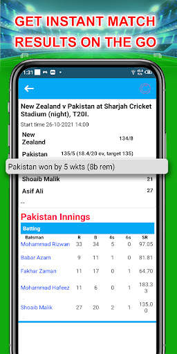 Live Cricket Scores 2021 screenshot 4