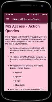 Learn MS Access Complete Guide screenshot 4
