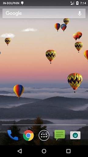 Balloon Live Wallpaper - Hot Air Balloon screenshot 3