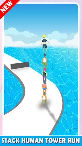 Stack Human Tower Run 3D screenshot 2