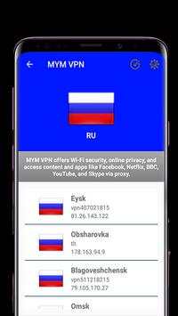 MYM VPN: TURBO VPN AND PROXY screenshot 1