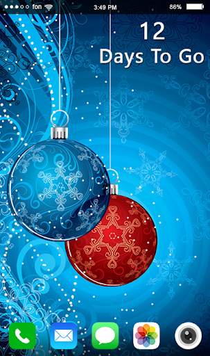 Christmas Countdown Live Wallpaper screenshot 2