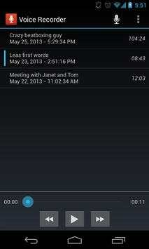 Voice Recorder 1 تصوير الشاشة