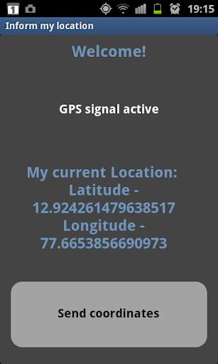 Inform my location screenshot 2