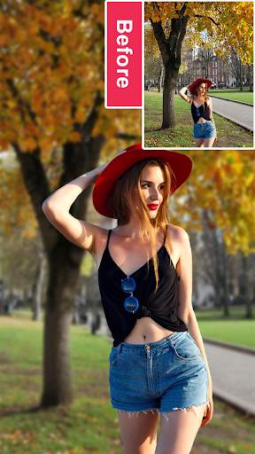 DSLR Camera : Blur Background screenshot 1