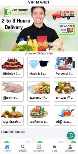 VIP Mandi: Online Food & Grocery Delivery App screenshot 1