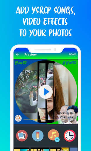 YS Jagan Photo to Video Maker with Song screenshot 1