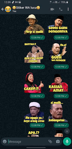 Stiker WA Lucu Untuk Whatsapp screenshot 2