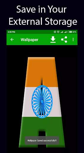 Indian Flag Letter Wallpaper screenshot 5