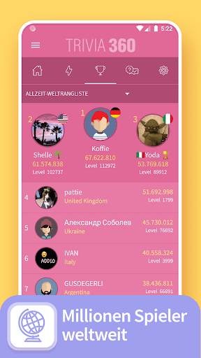TRIVIA 360: Wissensquiz screenshot 4